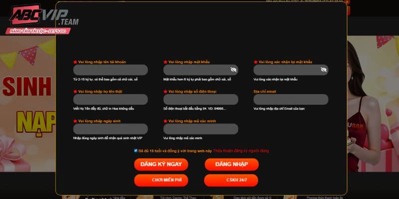 Bước 2: Điền các thông tin nạp tiền