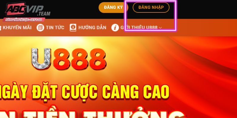 Tiến hành vào trang chủ chính thống
