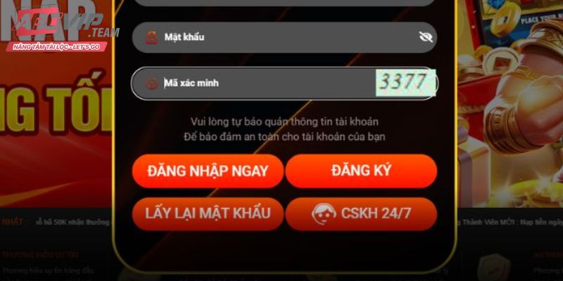 Hoàn tất quy trình đăng nhập U888