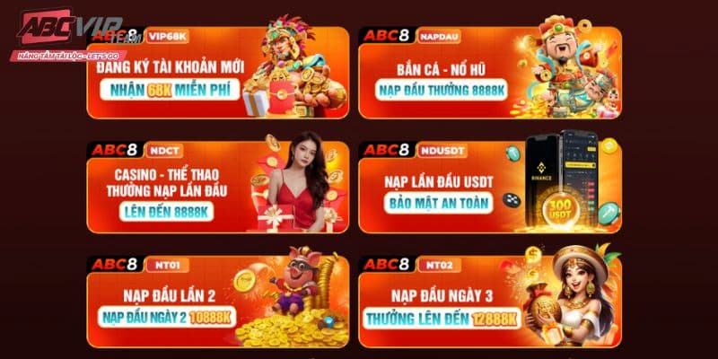 Khuyến mãi nạp đầu tới 100%