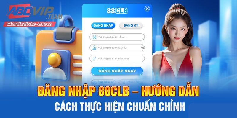 Điền các thông tin đăng nhập 88CLB theo yêu cầu